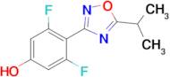 3,5-Difluoro-4-(5-isopropyl-1,2,4-oxadiazol-3-yl)phenol