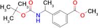 Methyl 3-(1-((tert-butoxycarbonyl)amino)ethyl)benzoate