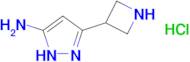 3-(Azetidin-3-yl)-1H-pyrazol-5-amine hydrochloride