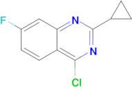 4-Chloro-2-cyclopropyl-7-fluoroquinazoline