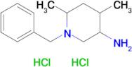 1-Benzyl-4,6-dimethylpiperidin-3-amine dihydrochloride