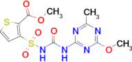 Methyl 3-(N-((4-methoxy-6-methyl-1,3,5-triazin-2-yl)carbamoyl)sulfamoyl)thiophene-2-carboxylate