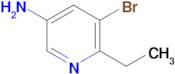 3-Amino-5-bromo-6-ethylpyridine