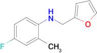 4-Fluoro-N-(furan-2-ylmethyl)-2-methylaniline