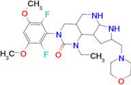 3-(2,6-Difluoro-3,5-dimethoxyphenyl)-1-ethyl-8-(morpholinomethyl)-1,3,4,6-tetrahydro-2H-pyrrolo[3'…