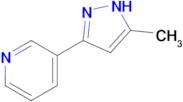 3-(3-Methyl-1H-pyrazol-5-yl)pyridine