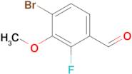 4-Bromo-2-fluoro-3-methoxybenzaldehyde