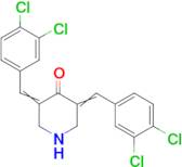 3,5-Bis(3,4-dichlorobenzylidene)piperidin-4-one