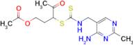 3-((((4-Amino-2-methylpyrimidin-5-yl)methyl)carbamothioyl)thio)-4-oxopentyl acetate