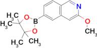 3-METHOXY-6-(4,4,5,5-TETRAMETHYL-1,3,2-DIOXABOROLAN-2-YL)ISOQUINOLINE