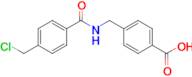 4-((4-(Chloromethyl)benzamido)methyl)benzoic acid