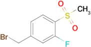 3-Fluoro-4-(methylsulphonyl)benzyl bromide