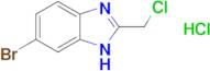 5-Bromo-2-(chloromethyl)-1H-1,3-benzodiazole hydrochloride