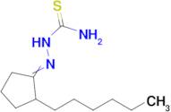 [(2-Hexylcyclopentylidene)amino]thiourea