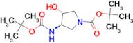 (3R,4R)-tert-Butyl 3-((tert-butoxycarbonyl)amino)-4-hydroxypyrrolidine-1-carboxylate