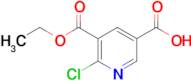 6-Chloro-5-(ethoxycarbonyl)nicotinic acid