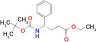 (S)-Ethyl 4-((tert-butoxycarbonyl)amino)-4-phenylbutanoate