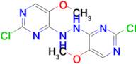 1,2-Bis(2-chloro-5-methoxypyrimidin-4-yl)hydrazine