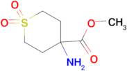 Methyl 4-aminotetrahydro-2H-thiopyran-4-carboxylate 1,1-dioxide