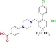 4-[4-[[2-(4-Chlorophenyl)-5,5-dimethyl-1-cyclohexenyl]methyl]-1-piperazinyl]benzoic Acid Hydrochloride