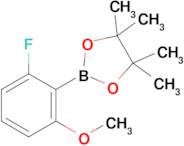 2-(2-Fluoro-6-methoxyphenyl)-4,4,5,5-tetramethyl-1,3,2-dioxaborolane