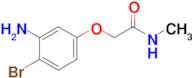 2-(3-Amino-4-bromophenoxy)-N-methylacetamide