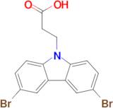 3-(3,6-Dibromo-9h-carbazol-9-yl)propanoicacid