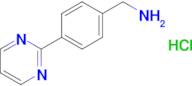 (4-(Pyrimidin-2-yl)phenyl)methanamine hydrochloride