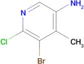 5-Bromo-6-chloro-4-methylpyridin-3-amine