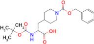 3-(1-((Benzyloxy)carbonyl)piperidin-4-yl)-2-((tert-butoxycarbonyl)amino)propanoic acid