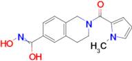 N-Hydroxy-2-(1-methyl-1H-pyrrole-2-carbonyl)-1,2,3,4-tetrahydroisoquinoline-6-carboxamide