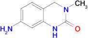 7-Amino-3-methyl-3,4-dihydroquinazolin-2(1H)-one