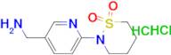 2-[5-(Aminomethyl)pyridin-2-yl]-1,2- thiazinane-1,1-dione dihydrochloride