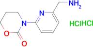 3-[6-(Aminomethyl)pyridin-2-yl]-1,3-oxazinan-2-one dihydrochloride