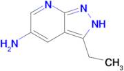 3-Ethyl-1H-pyrazolo[3,4-b]pyridin-5-amine