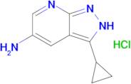 3-Cyclopropyl-1H-pyrazolo[3,4-b]pyridin-5-amine hydrochloride