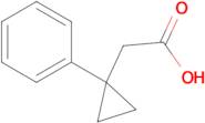 2-(1-Phenylcyclopropyl)acetic acid