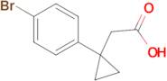 2-[1-(4-Bromophenyl)cyclopropyl]acetic acid