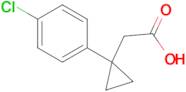 2-[1-(4-chlorophenyl)cyclopropyl]acetic acid