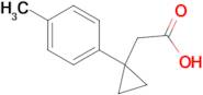 2-[1-(4-methylphenyl)cyclopropyl]acetic acid