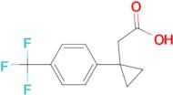 2-{1-[4-(trifluoromethyl)phenyl]cyclopropyl}acetic acid