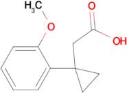 2-[1-(2-methoxyphenyl)cyclopropyl]acetic acid