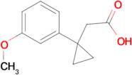 2-[1-(3-methoxyphenyl)cyclopropyl]acetic acid