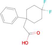 2-(4,4-difluoro-1-phenylcyclohexyl)acetic acid