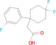 2-[4,4-difluoro-1-(3-fluorophenyl)cyclohexyl]acetic acid