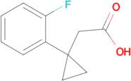 2-[1-(2-Fluorophenyl)cyclopropyl]acetic acid