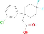 2-[1-(3-Chlorophenyl)-4,4-difluorocyclohexyl]acetic acid