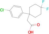 2-[1-(4-Chlorophenyl)-4,4-difluorocyclohexyl]acetic acid