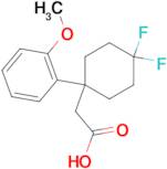 2-[4,4-Difluoro-1-(2-methoxyphenyl)cyclohexyl]acetic acid