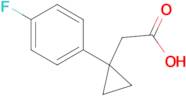 2-[1-(4-fluorophenyl)cyclopropyl]acetic acid